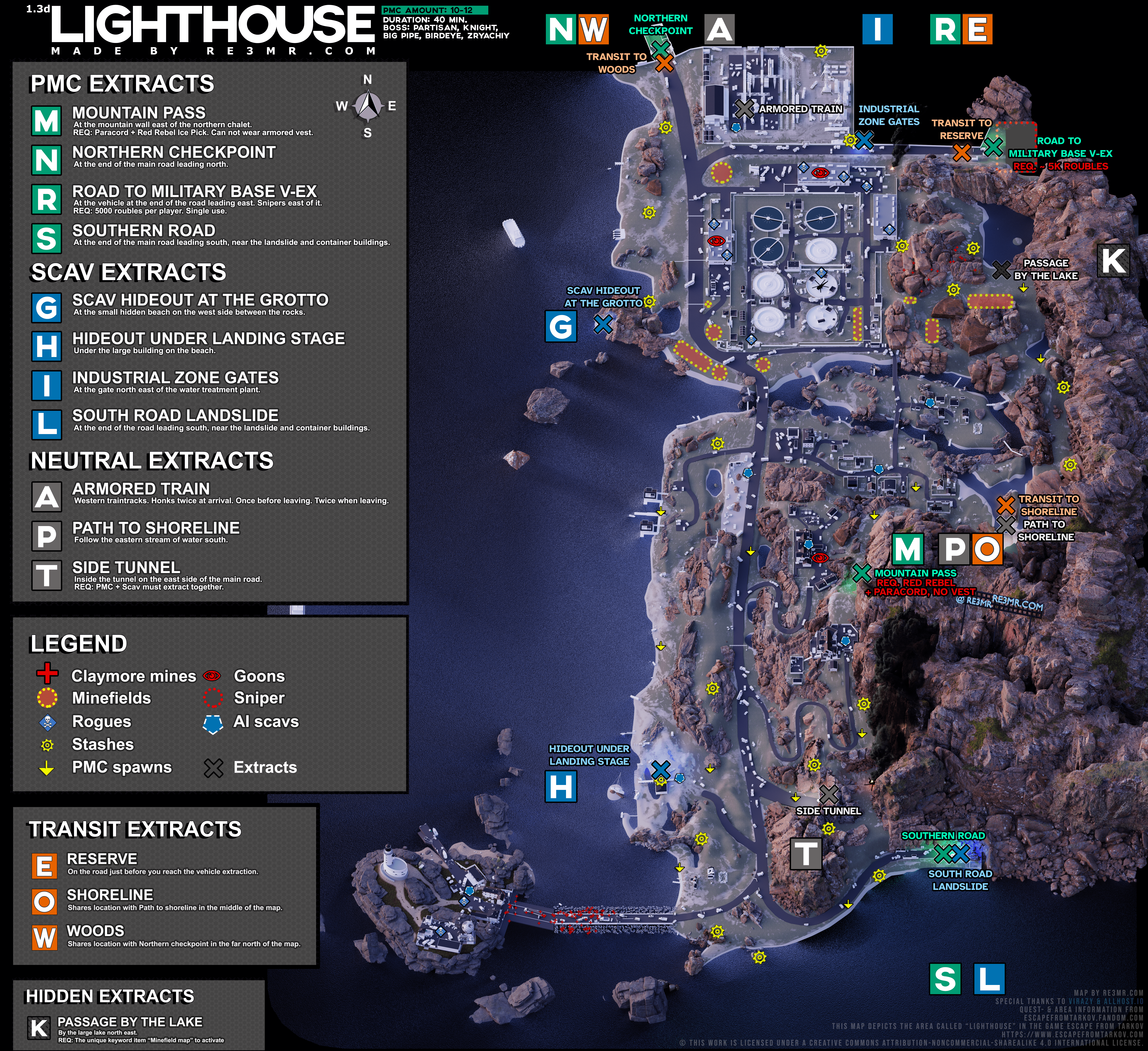 Tarkov Lighthouse Map