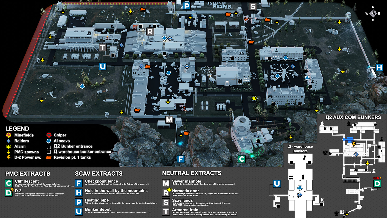 Tarkov Reserve Map