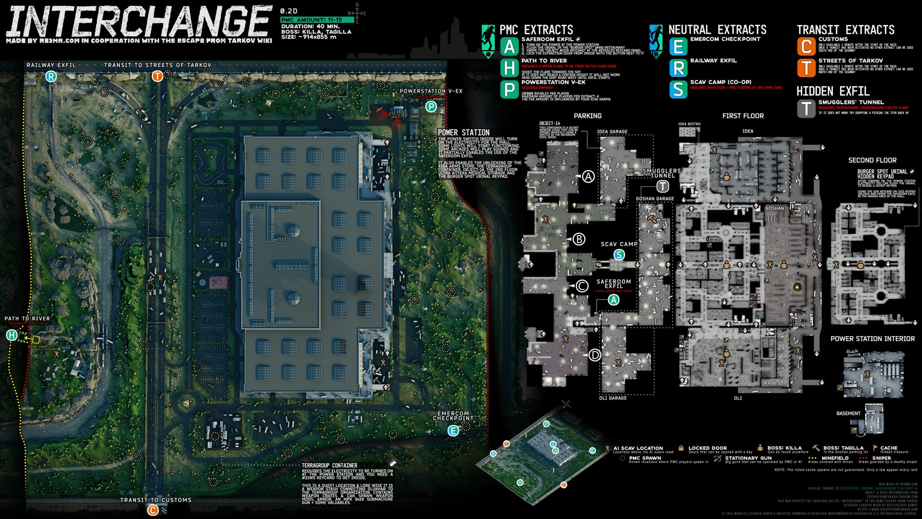 Escape From Tarkov Interchange map