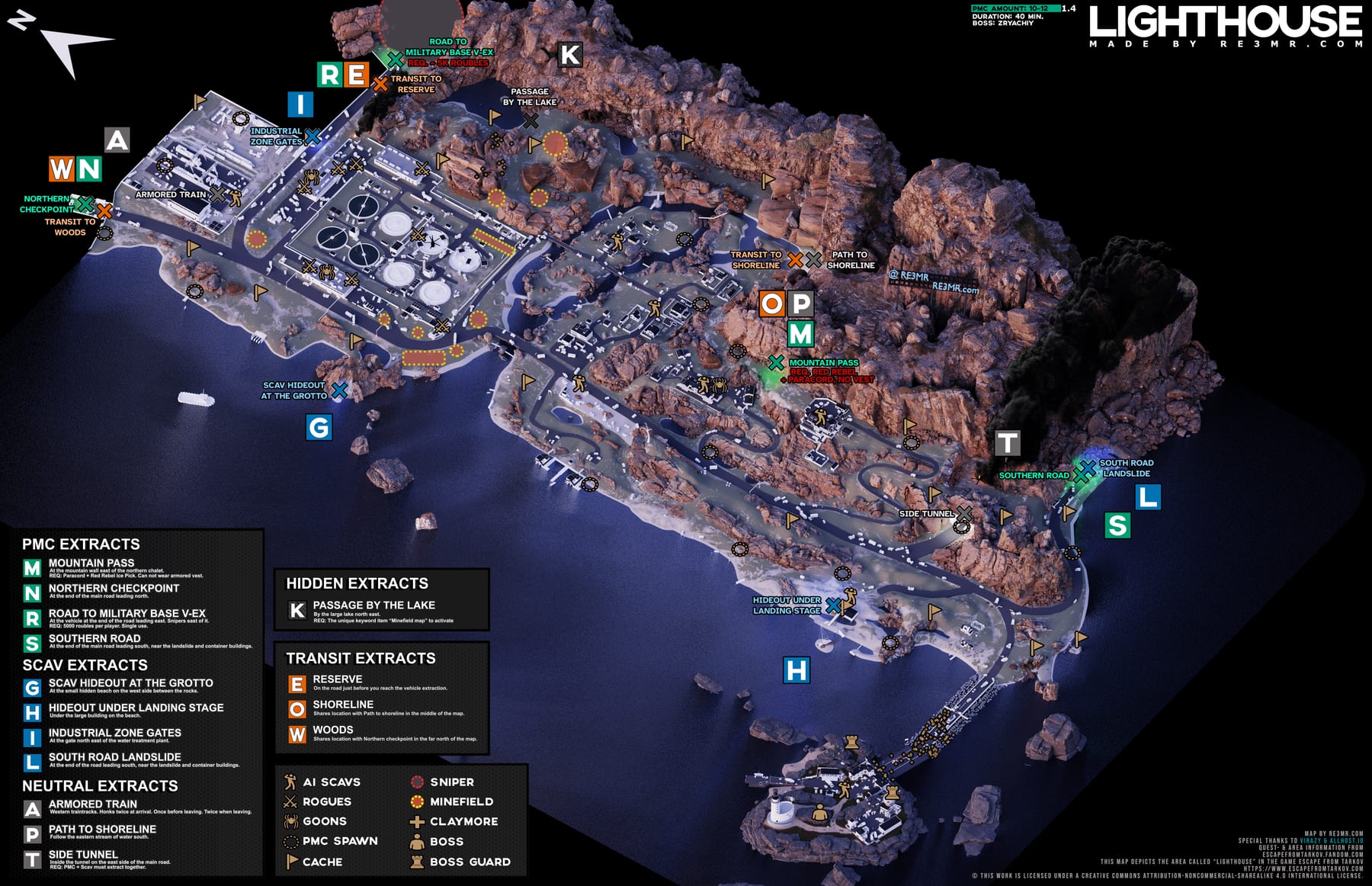 Escape From Tarkov Lighthouse map