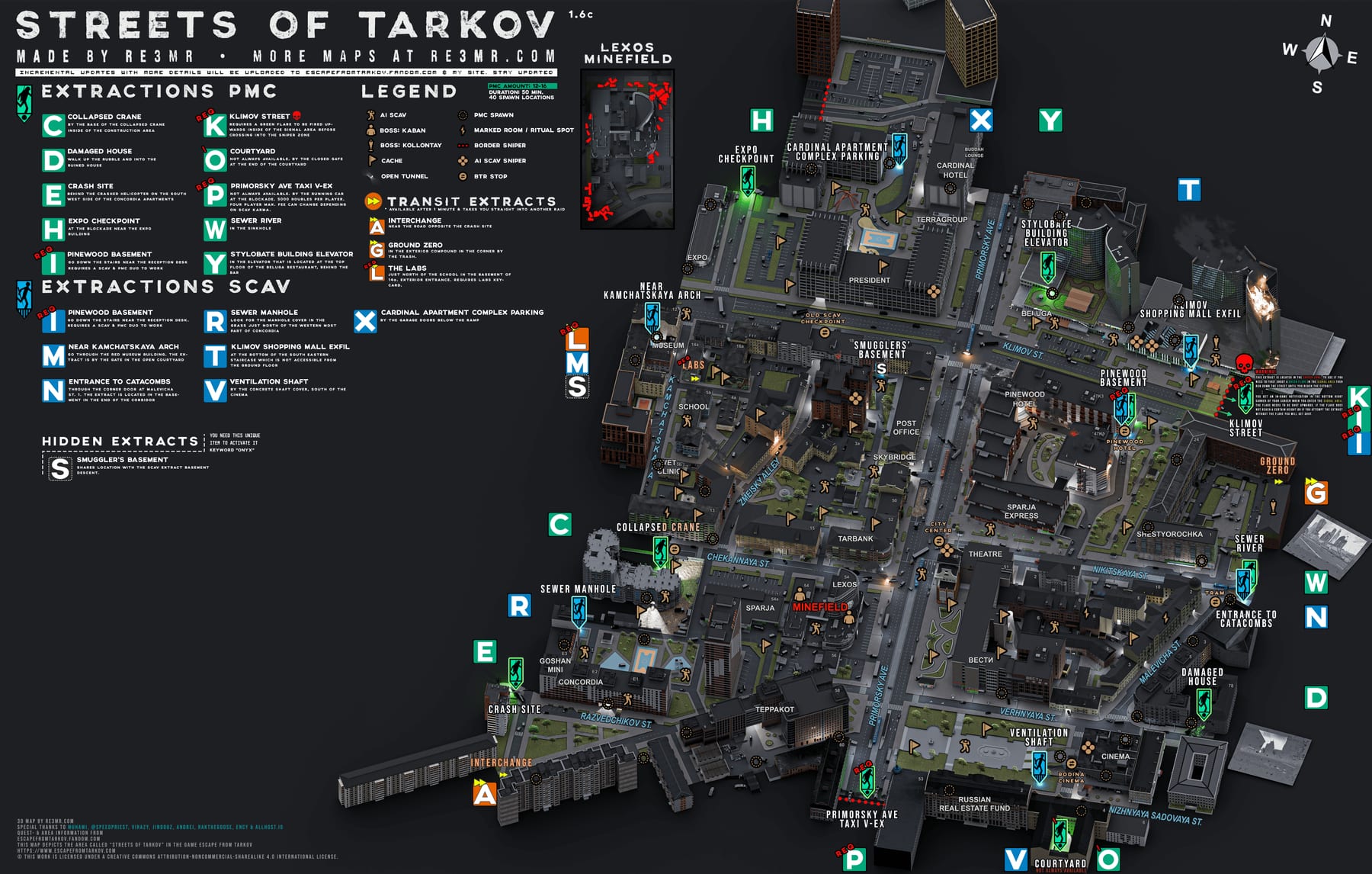 Escape From Tarkov Streets of Tarkov map