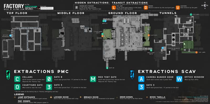 Factory map