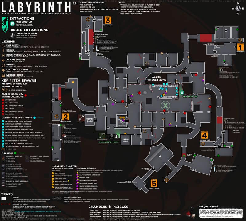 Labyrinth map