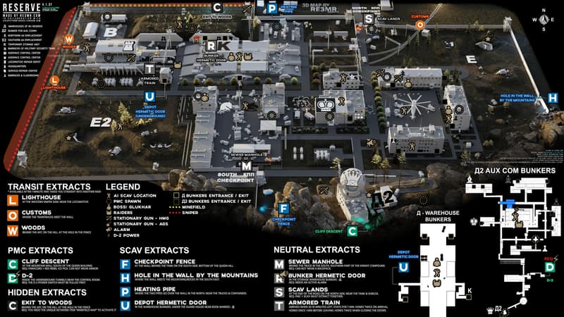 Reserve map